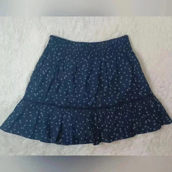 Madewell Smock-Waist Ruffle Tiny Bandana Flower Twilight - Picture 5 of 7